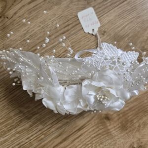 VINTAGE ❤️ Bridal Head Comb (New, Never Worn) Handmade 🇨🇦